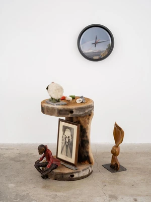 Darren Bader, AES-RS1, 2021. Mixed media