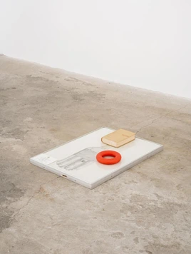 Darren Bader, AES-PoPRS4, 2021. Mixed media
